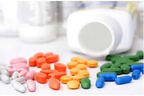 Verwendung von Nahrungsergänzungsmitteln zur Behandlung von Krampfadern im Beckenbereich.